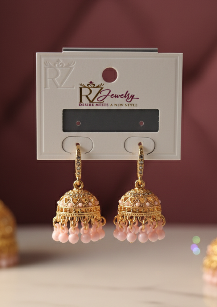 Aesthetic Desi Jhumkas – Elegant Ethnic Earrings