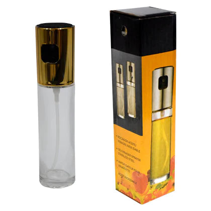 100ml Glass Oil Sprayer Bottle with Gold Pump