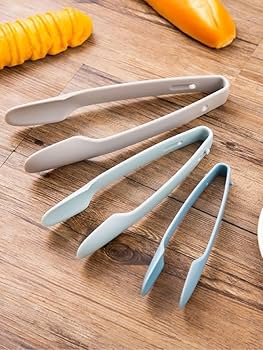 3-Pcs Multi-Size Kitchen Tongs Set – Heat-Resistant, Non-Slip, BPA-Free Cooking & Serving Tongs (25cm + 22cm + 19cm)