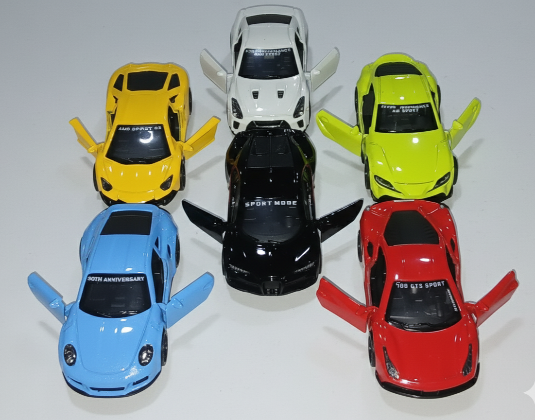 Metal and Alloy Sports Car Toy | Opening Doors | Premium Simulation Model for Kids & Collectors
