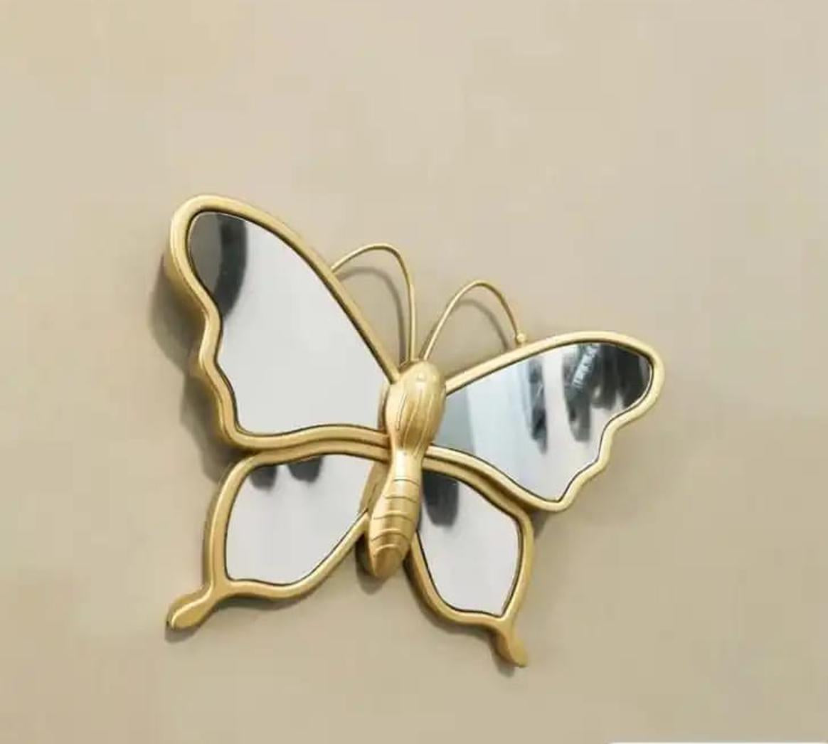 Golden Butterfly Wall Mirror. Decorative Mirrors | 1 Pciece