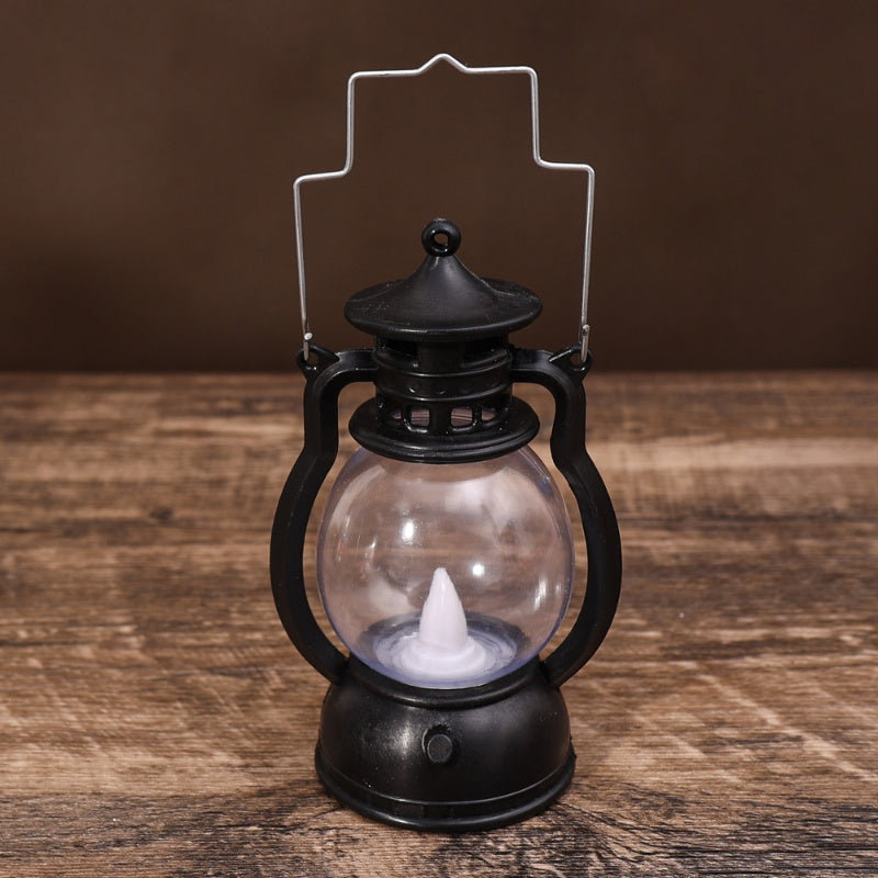 Mini Retro LED Oil Lamp – Vintage Style Flameless Night Light