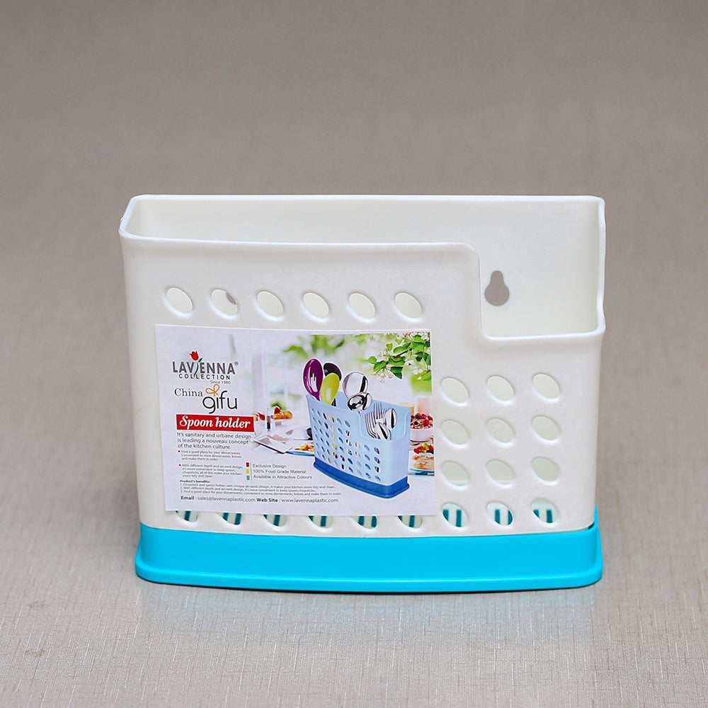 Plastic Spoon Holder – Food Grade Cutlery Organizer with Ventilated Drying Design