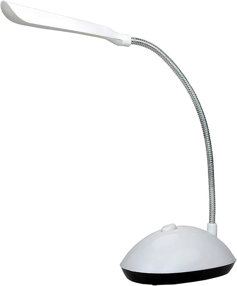 Portable Flexible LED Desk Lamp with Touch Control & Adjustable Gooseneck