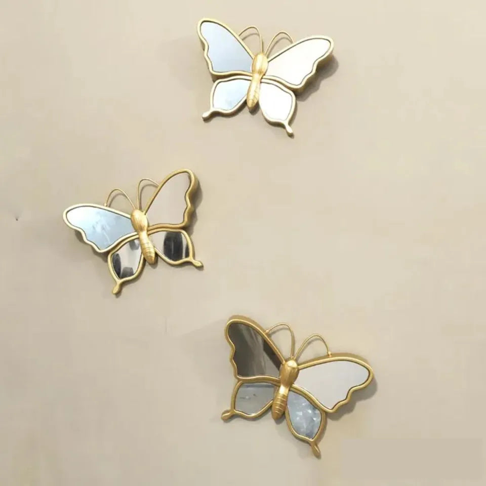 Golden Butterfly Wall Mirror. Decorative Mirrors | 1 Pciece