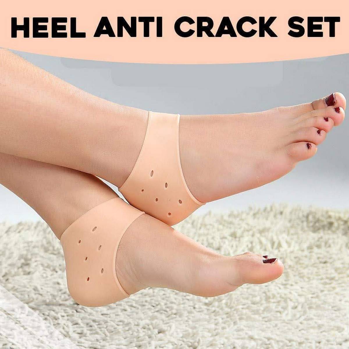 Silicone Foot Protector Heel Socks | Soft, Comfortable & Supportive