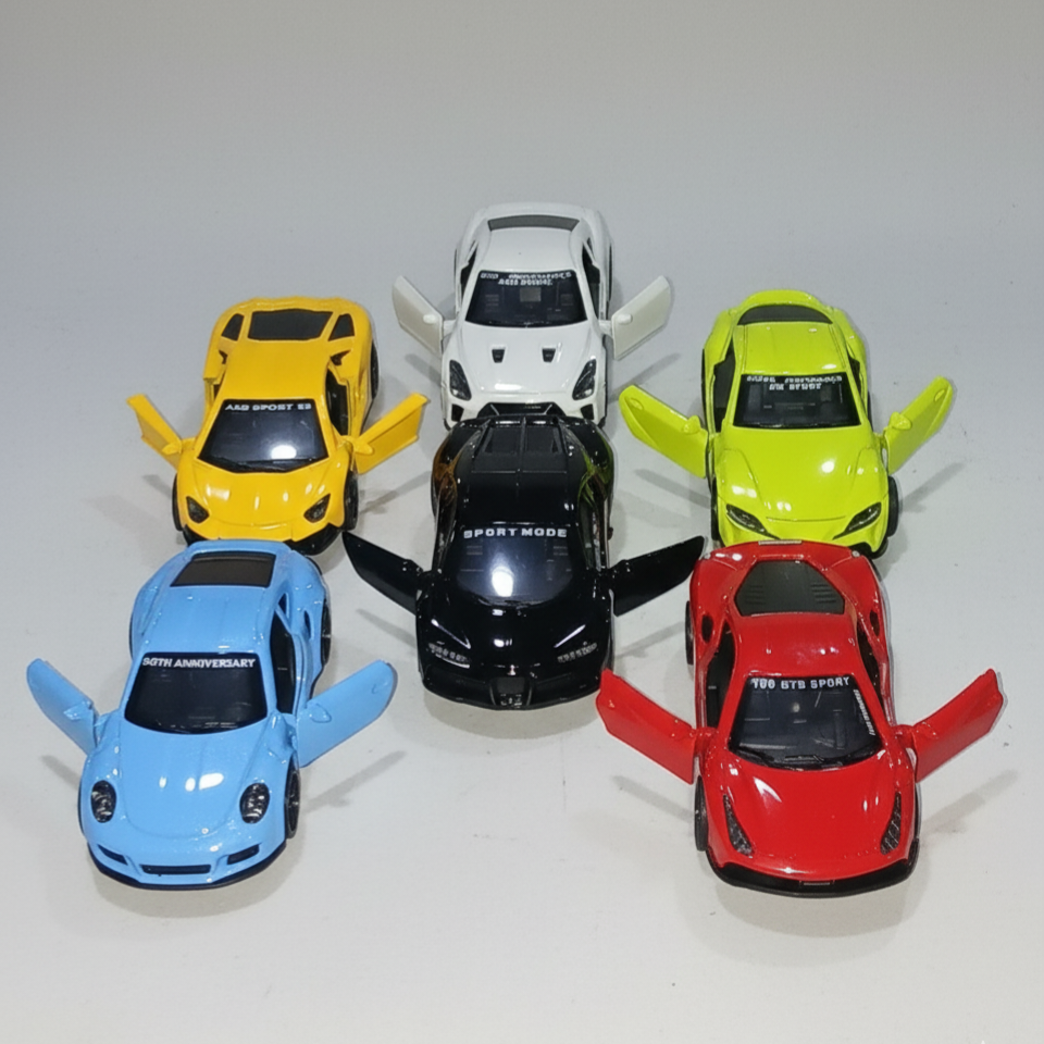 Metal and Alloy Sports Car Toy | Opening Doors | Premium Simulation Model for Kids & Collectors
