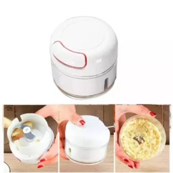 Manual Food Chopper | Hand-Pull Mini Garlic & Vegetable Cutter | Portable Kitchen Processor