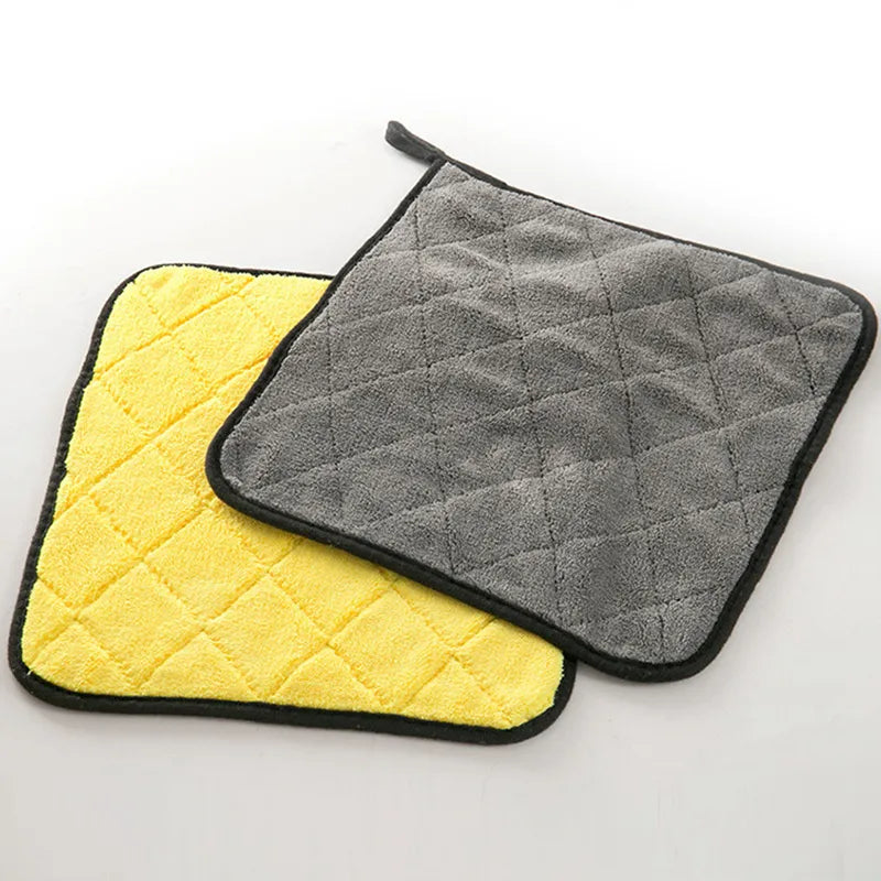 Double-Sided Microfiber Cleaning Cloths – Ultra Soft, Scratch-Free Car & Home Towels