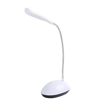 Portable Flexible LED Desk Lamp with Touch Control & Adjustable Gooseneck