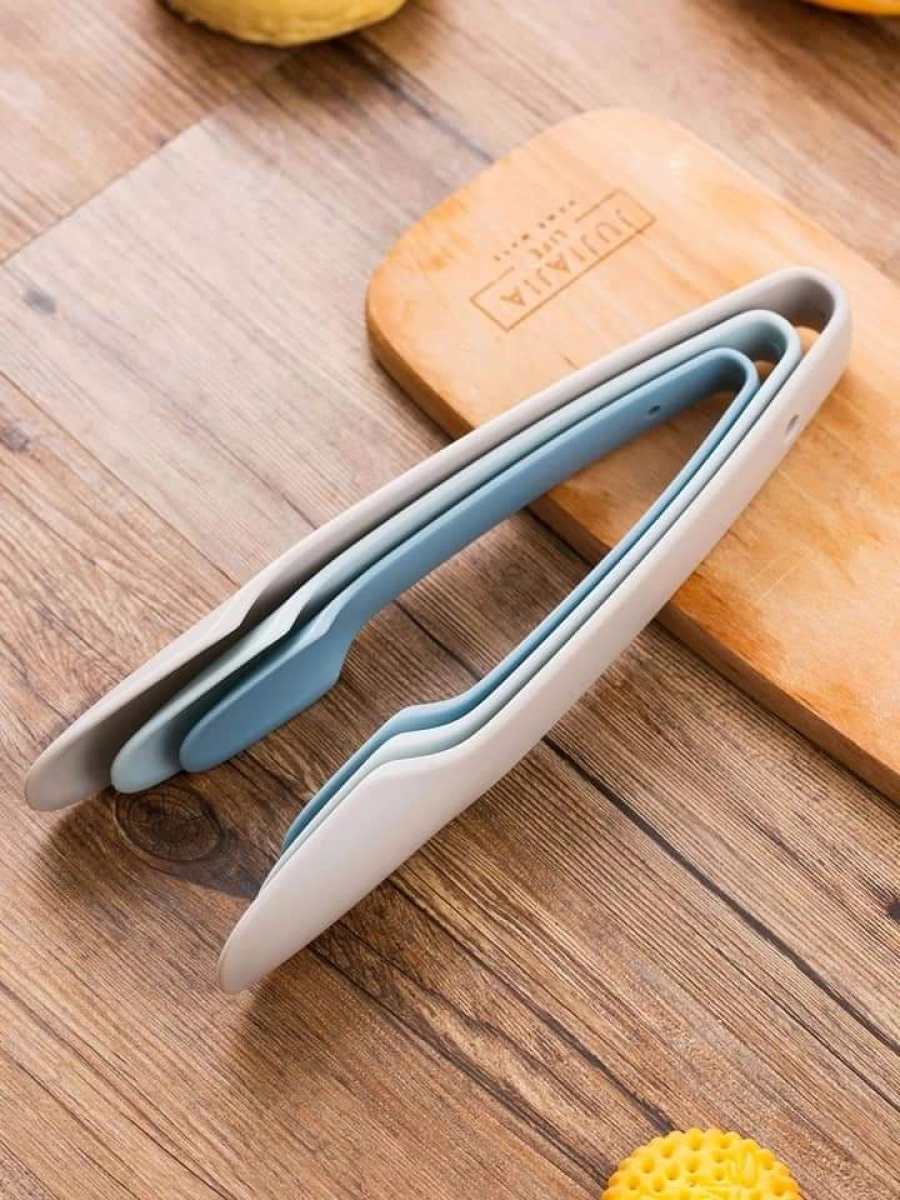 3-Pcs Multi-Size Kitchen Tongs Set – Heat-Resistant, Non-Slip, BPA-Free Cooking & Serving Tongs (25cm + 22cm + 19cm)
