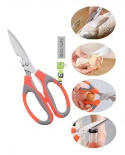 ✂️ Multi-Functional Stainless Steel Kitchen Scissors | Heavy-Duty Shears with Bottle Opener