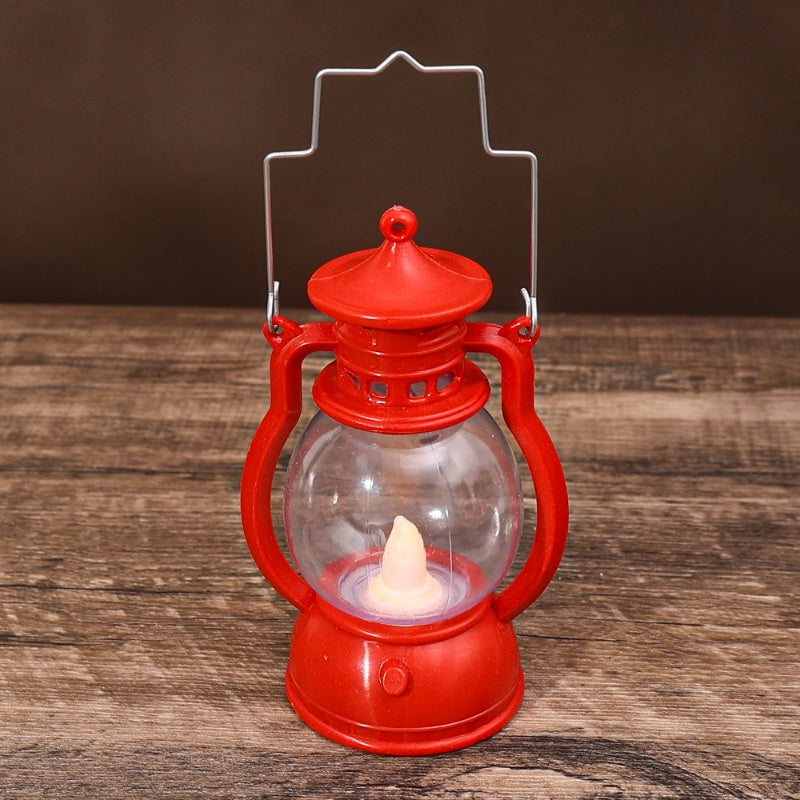 Mini Retro LED Oil Lamp – Vintage Style Flameless Night Light