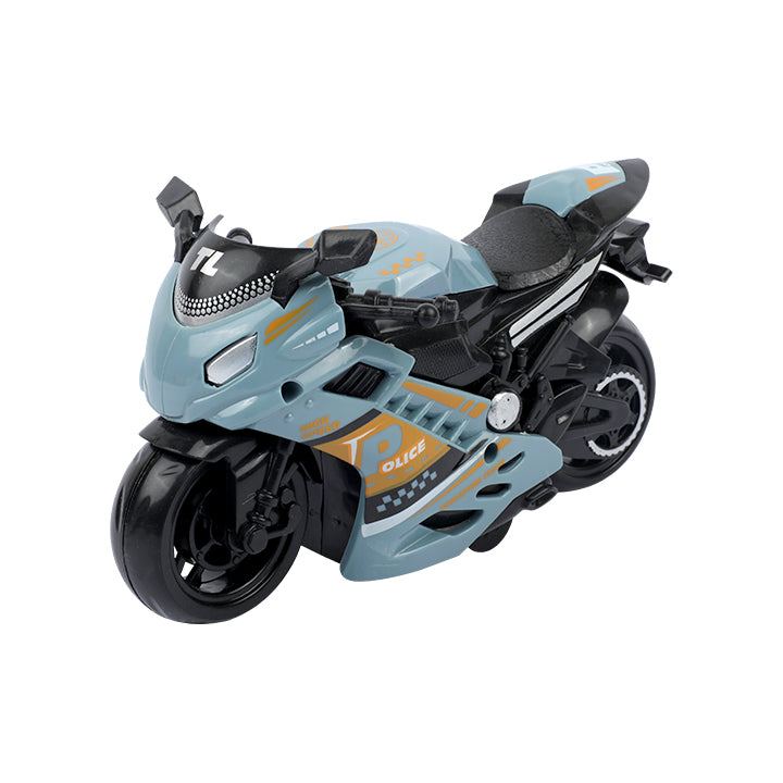 🚔✨ Friction-Powered Police Motorcycle Toy | Inertia Police Bike for Kids