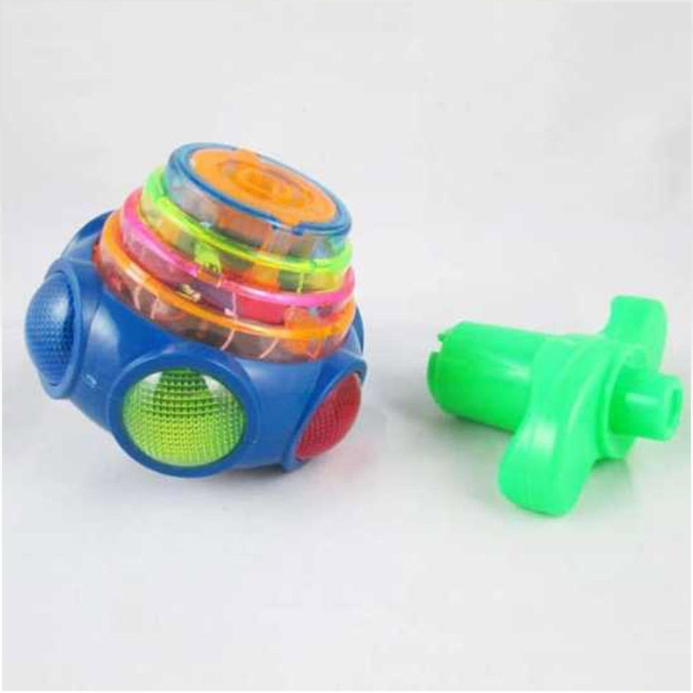 Light-Up Musical Spinning Top Toy | Flashing Lights & Fun Music | Hand-Eye Coordination Toy