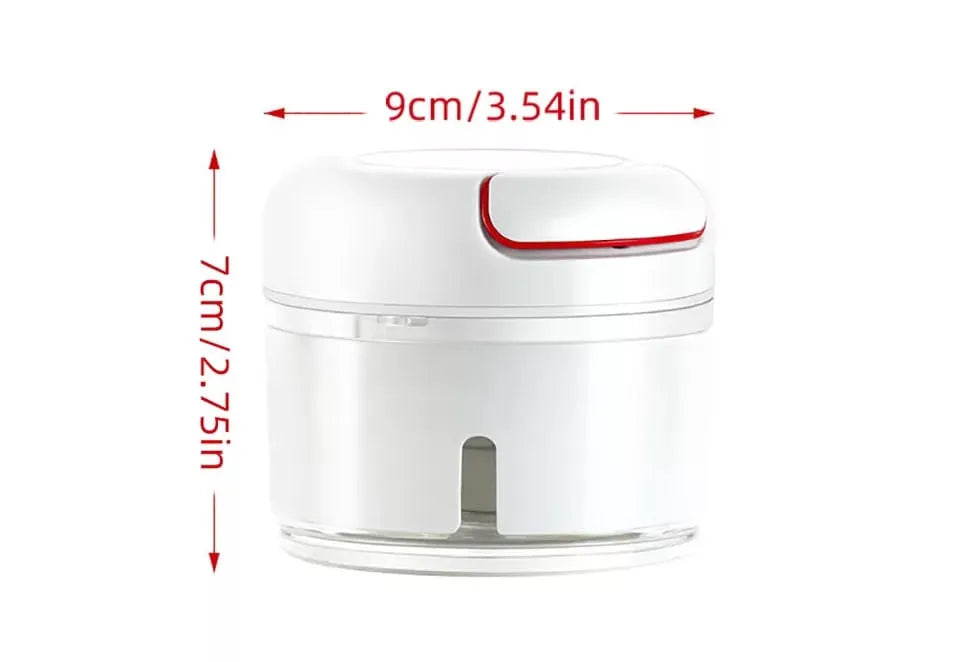 Manual Food Chopper | Hand-Pull Mini Garlic & Vegetable Cutter | Portable Kitchen Processor