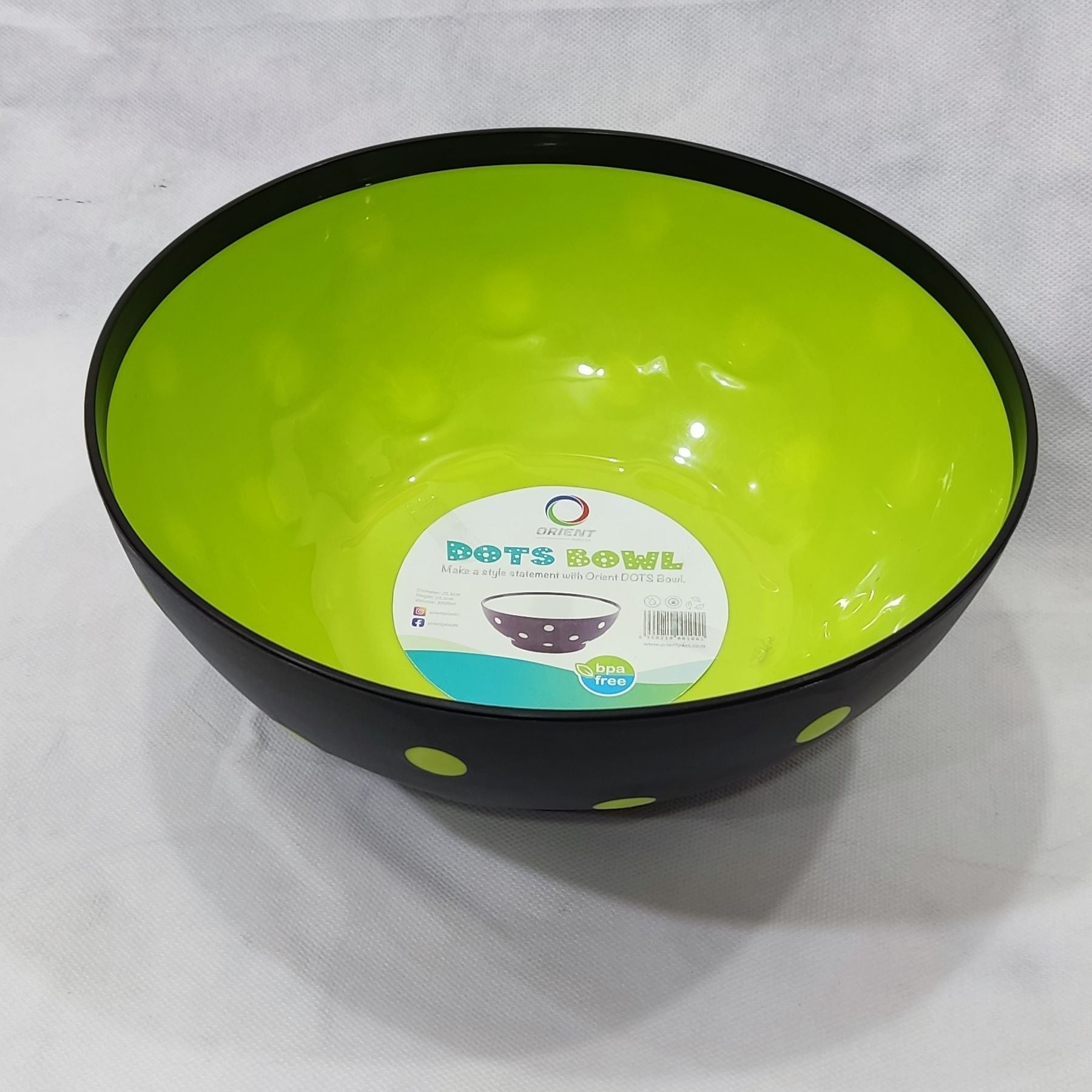 Orient Dots Bowl – Durable BPA-Free Serving & Mixing Bowl